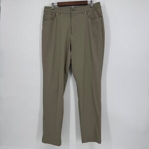VRST 35 X 32 Performance Commuter Pants Slim Fit Khaki Stretch Chinos Men's